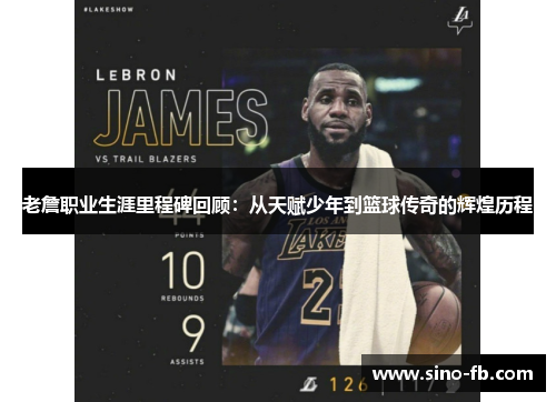 老詹职业生涯里程碑回顾：从天赋少年到篮球传奇的辉煌历程