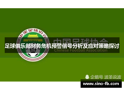 足球俱乐部财务危机预警信号分析及应对策略探讨